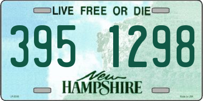 NH license plate 3951298