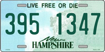 NH license plate 3951347