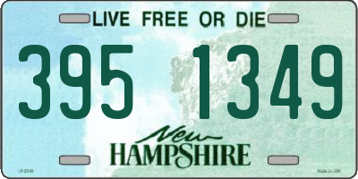 NH license plate 3951349