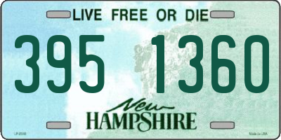 NH license plate 3951360