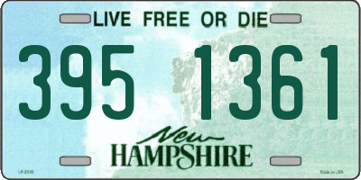 NH license plate 3951361