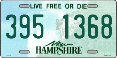 NH license plate 3951368