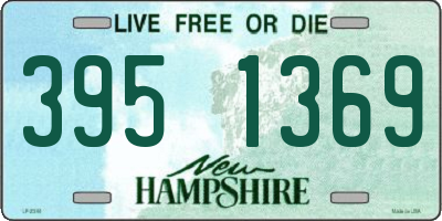 NH license plate 3951369