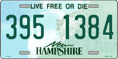NH license plate 3951384