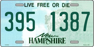 NH license plate 3951387