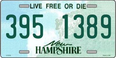 NH license plate 3951389