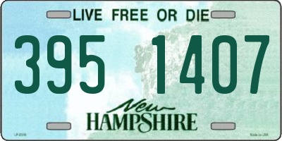 NH license plate 3951407