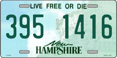 NH license plate 3951416