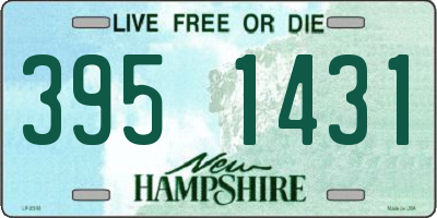 NH license plate 3951431