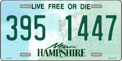 NH license plate 3951447