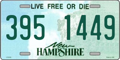 NH license plate 3951449