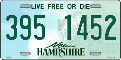 NH license plate 3951452