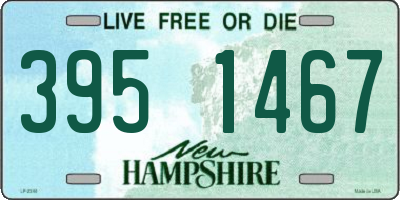 NH license plate 3951467