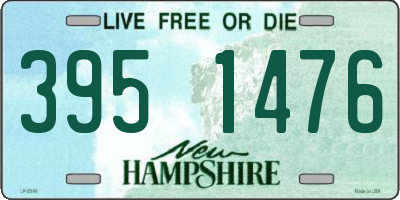 NH license plate 3951476