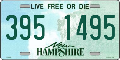 NH license plate 3951495