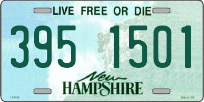 NH license plate 3951501