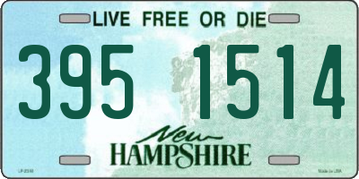 NH license plate 3951514