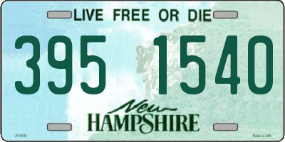 NH license plate 3951540
