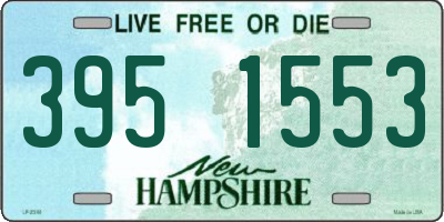 NH license plate 3951553