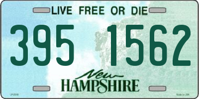 NH license plate 3951562