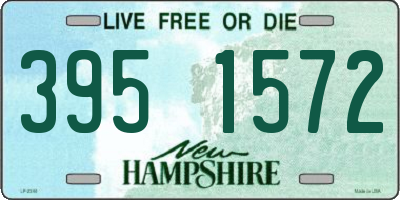 NH license plate 3951572