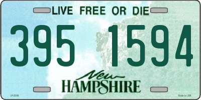 NH license plate 3951594