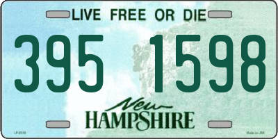 NH license plate 3951598