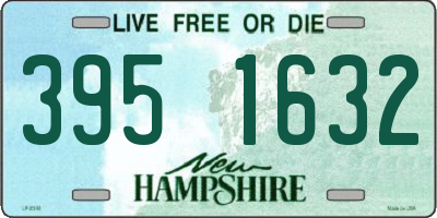 NH license plate 3951632