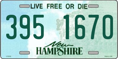 NH license plate 3951670