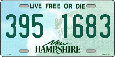 NH license plate 3951683