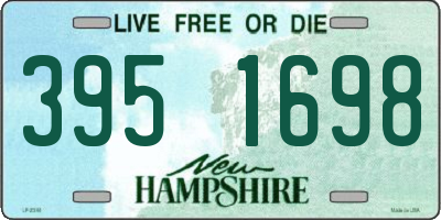NH license plate 3951698