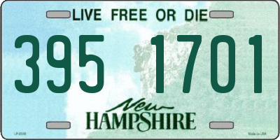 NH license plate 3951701