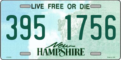NH license plate 3951756