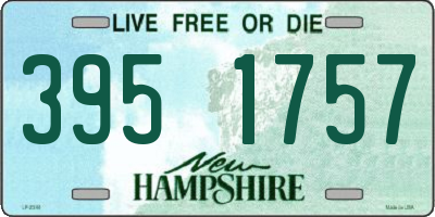 NH license plate 3951757