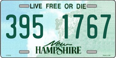NH license plate 3951767