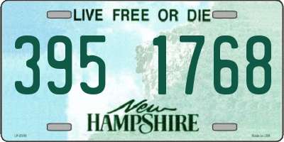 NH license plate 3951768