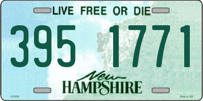 NH license plate 3951771