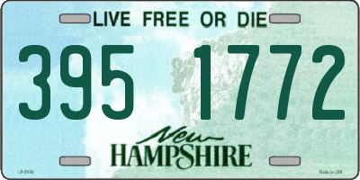 NH license plate 3951772