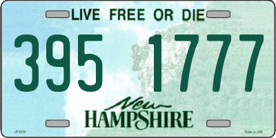 NH license plate 3951777