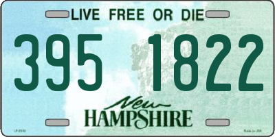 NH license plate 3951822