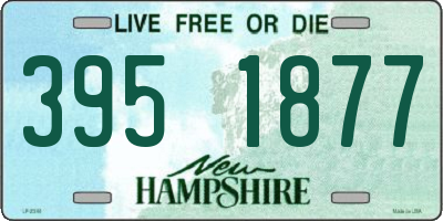 NH license plate 3951877