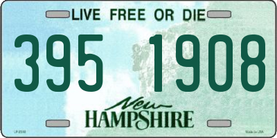 NH license plate 3951908
