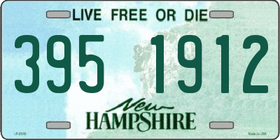 NH license plate 3951912