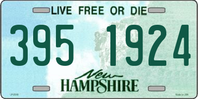 NH license plate 3951924