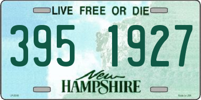 NH license plate 3951927