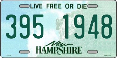 NH license plate 3951948