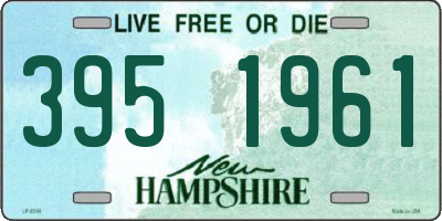 NH license plate 3951961