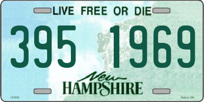 NH license plate 3951969