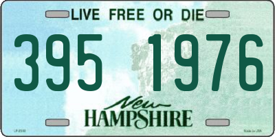 NH license plate 3951976