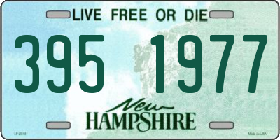 NH license plate 3951977